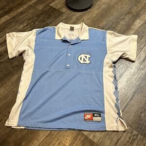 VTG Nike North Carolina Tar Heels UNC Basketball Warm Up Shooting Jersey XL